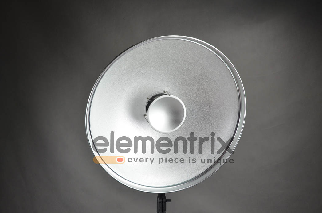 Biely UNIVERSAL Beauty dish 55cm s voštinou a difuzérom