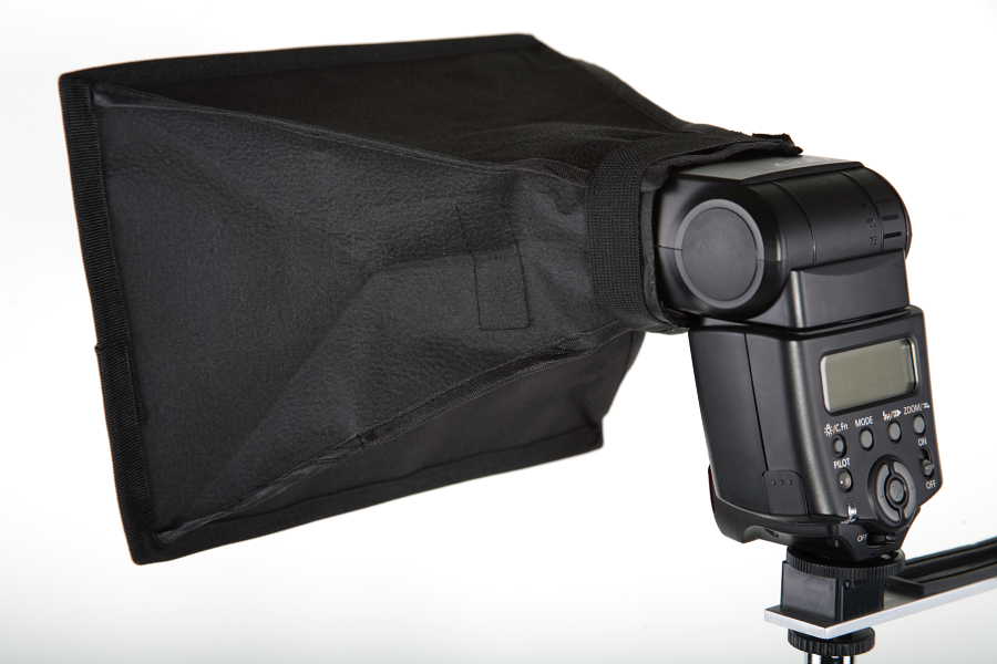 Softbox, minisoftbox pre systémový blesk 15x17cm