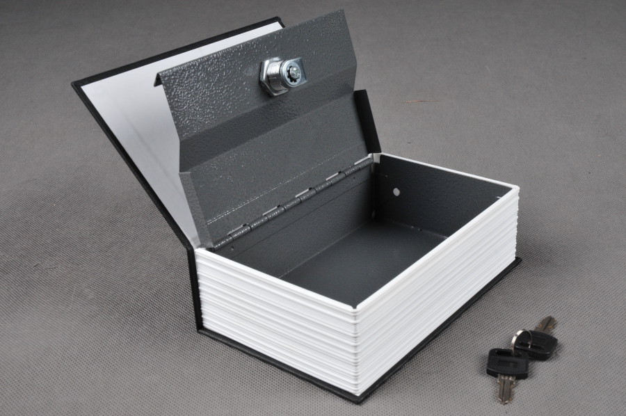 Trezor, kniha slovník 114x80x45mm černý