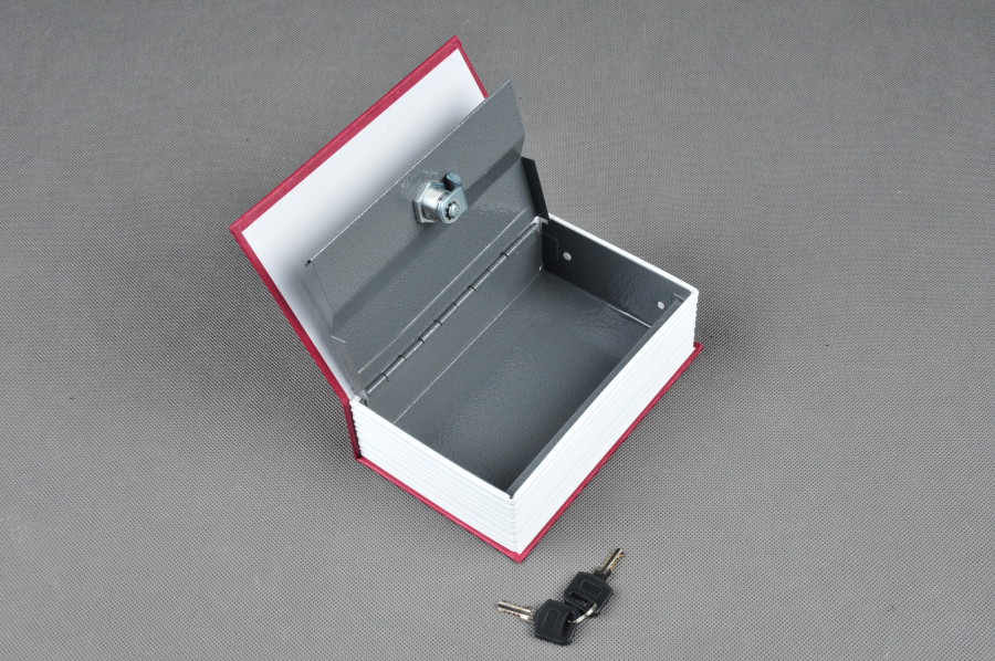 Trezor, kniha slovník 114x80x45mm červený