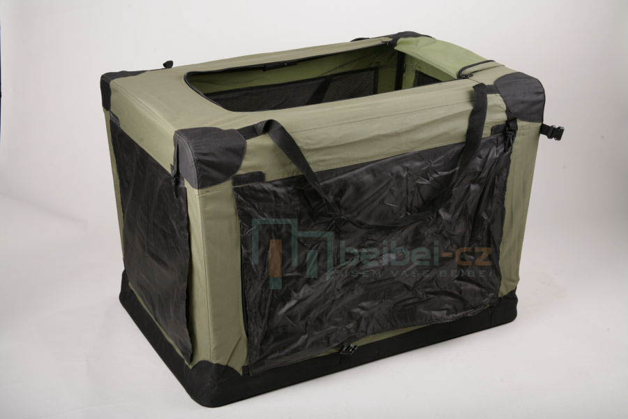 Látková skladacia prepravná klietka pre psa veľkosť S