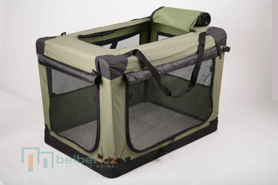 Látková skladacia prepravná klietka pre psa veľkosť S