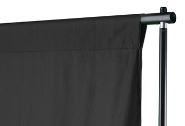 Fotografické textilné pozadie - zamat 3x4m čierne