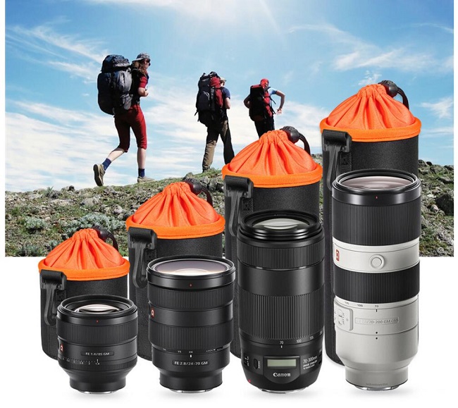 Neoprenové pouzdro na objektiv XL hedvábí