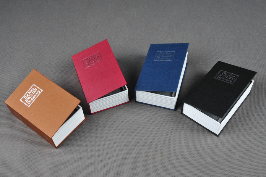 Trezor, kniha slovník 240x160x60mm modrý