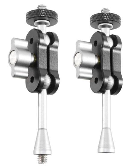 Fotografické rameno 2 otočné hlavy s prodloužením matice