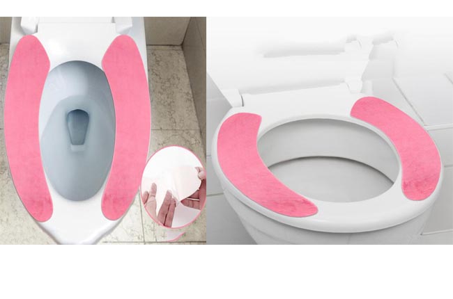 Elementrix Potah na záchodové prkénko růžová