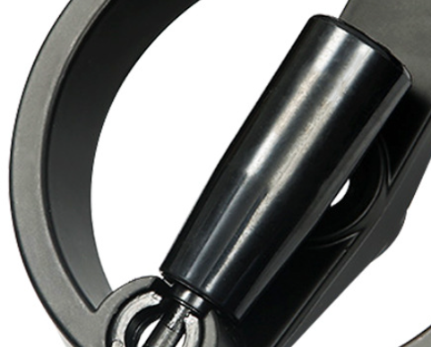 Ovládací kolo se sklopnou rukojetí 125mm AL