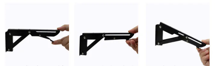 Sklopný držák police 290mm - nerez [1pár]