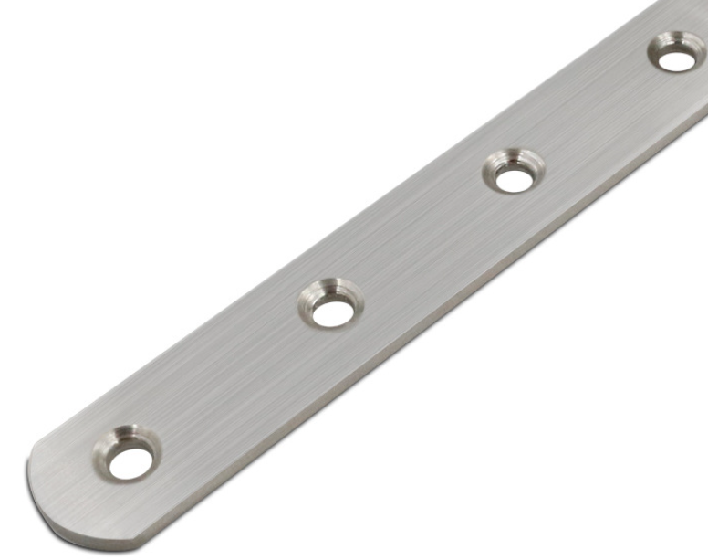 Uholník L nerez spojovací 125x75 90°