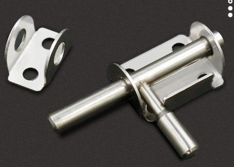 Dverová nerezová petlica 304 mini s protikusom