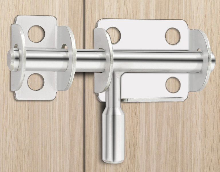 Dverová nerezová petlica 304 mini s protikusom