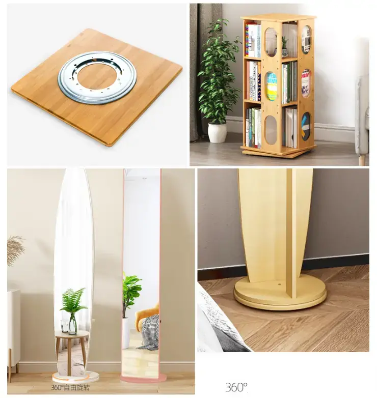 Lazy Susan 153mm otočný mechanizmus stola, točňa dosky