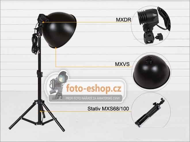 S3-6880 Svetelný difúzny stan, fotostan, profesionálny štúdiový sada