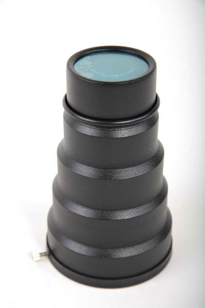 Komínček s farebnými filtrami a voštinou pre Mini blesk