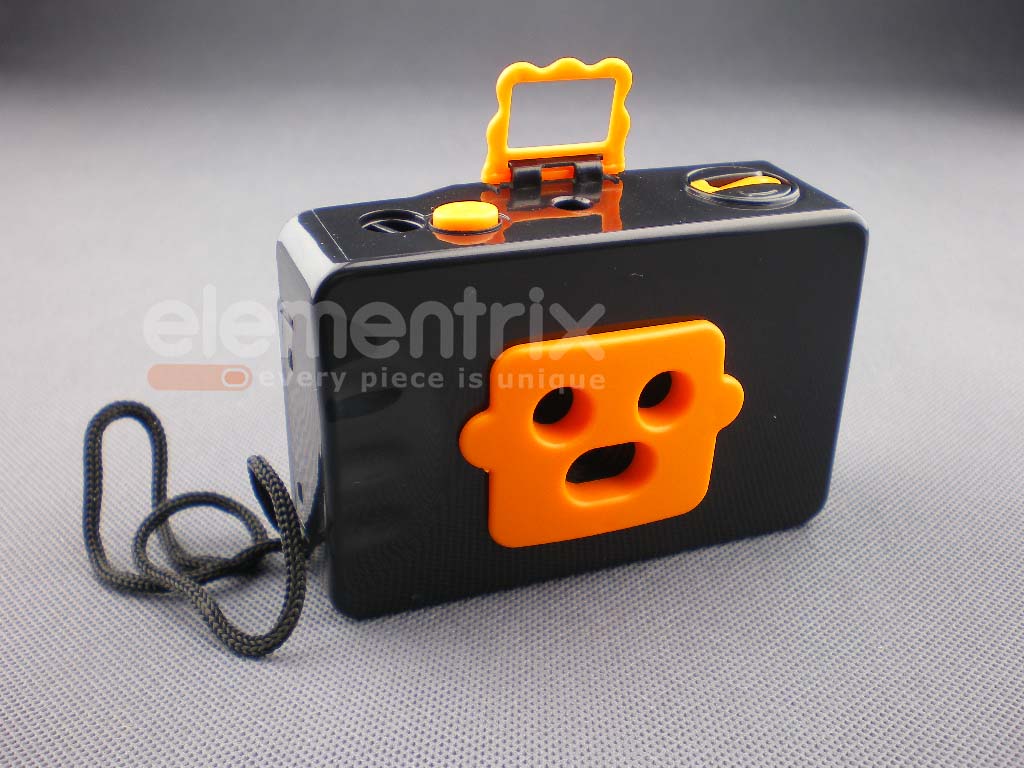 Lomo fotoaparát 3x čierno oranžový