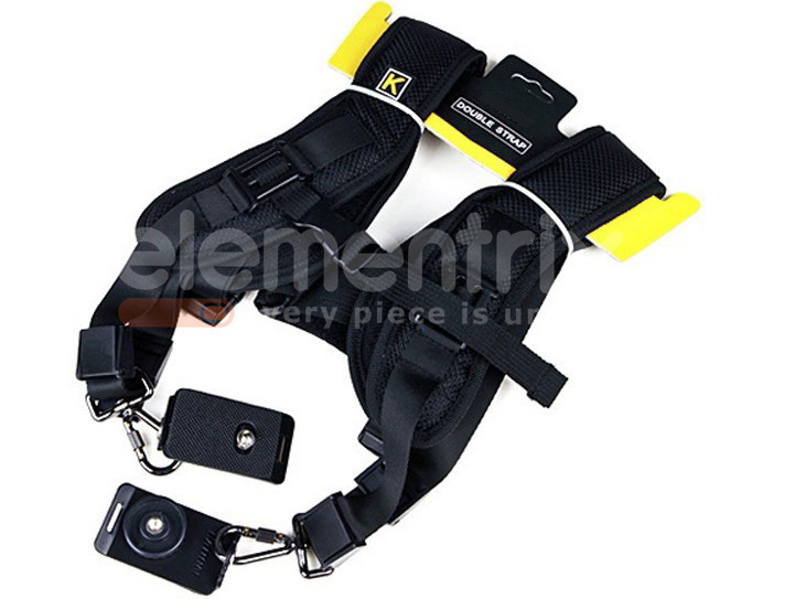 Univerzálny foto popruh pre 2 fotoaparáty