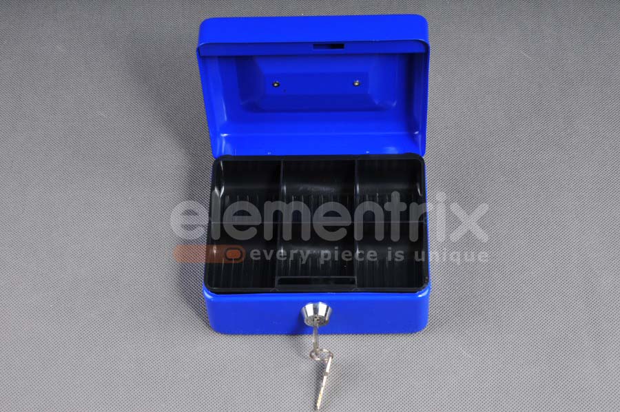 Trezor, prenosná pokladňa 152 modrá