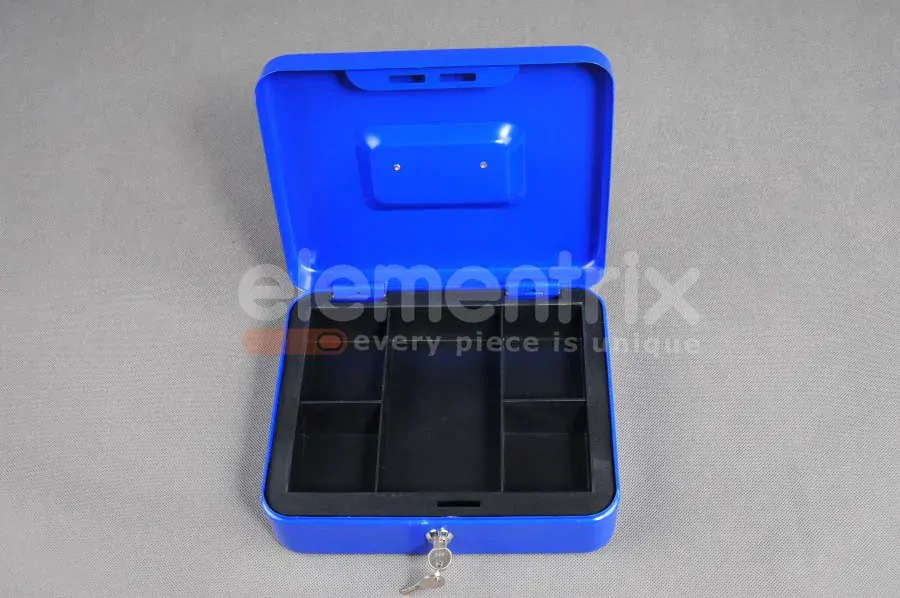 Trezor, prenosná pokladňa 200 modrá