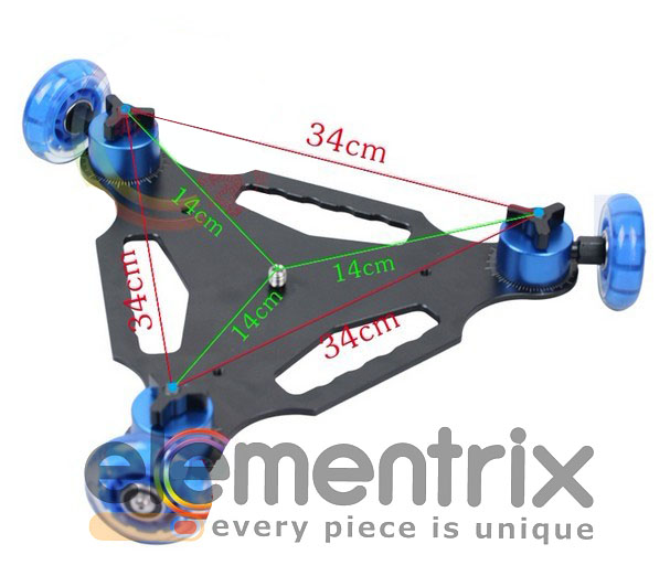 DOLLY SKATER, vozítko na rolovanie s kamerou DSLR 3 osi
