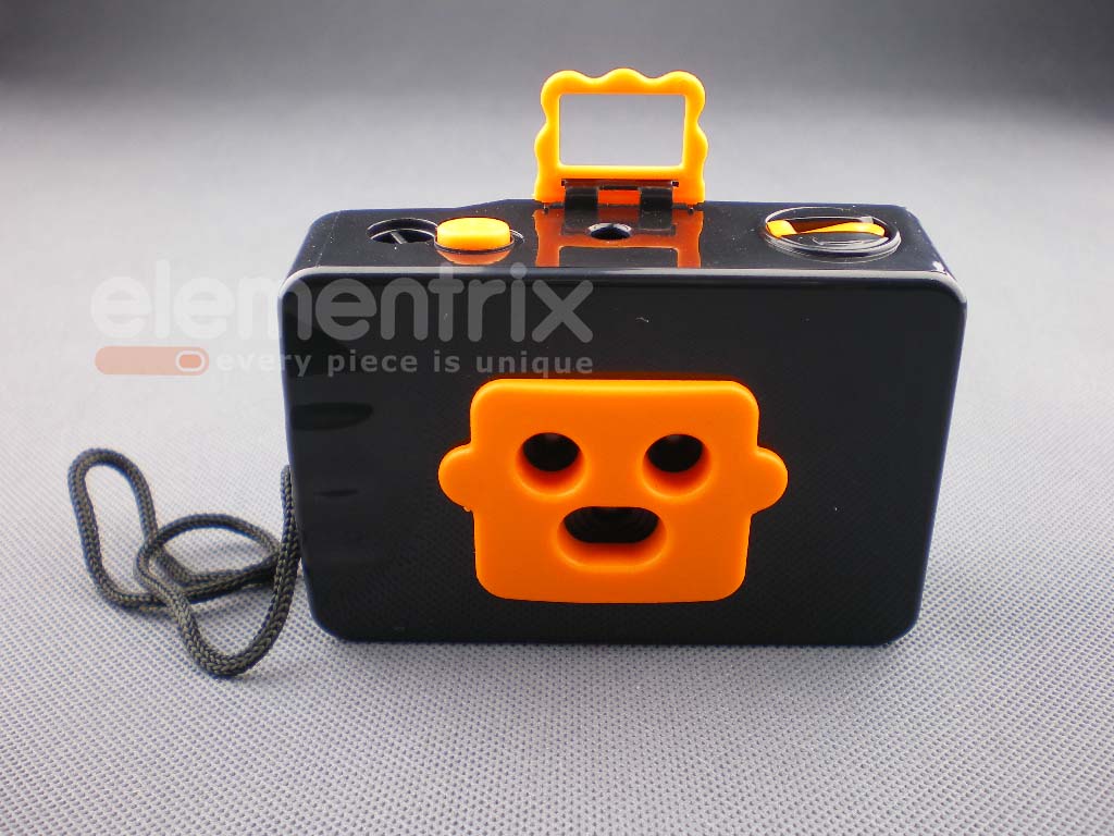 Lomo fotoaparát 3x čierno oranžový