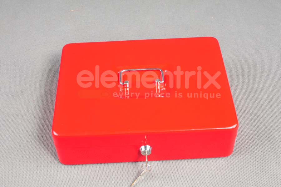 Trezor, prenosná pokladňa 200 červená