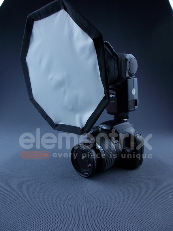 Softbox, minisoftbox Oktagon pre systémový blesk 20cm