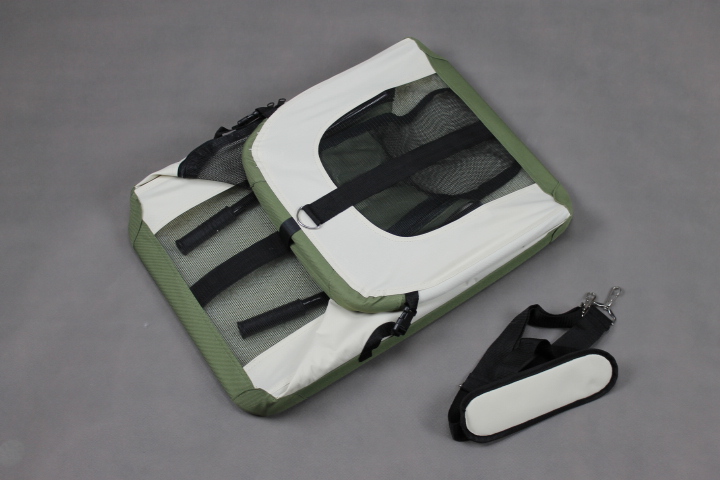 Látková skladacia Prepravná klietka pre psa veľkosť M zelená