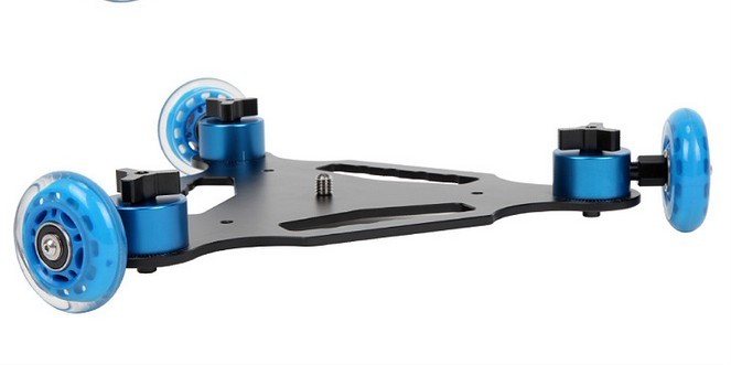 DOLLY SKATER, vozítko na rolovanie s kamerou DSLR 3 osi
