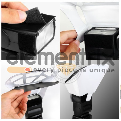 Univerzálny odrazový difuzér 5v1 pre systémové blesky