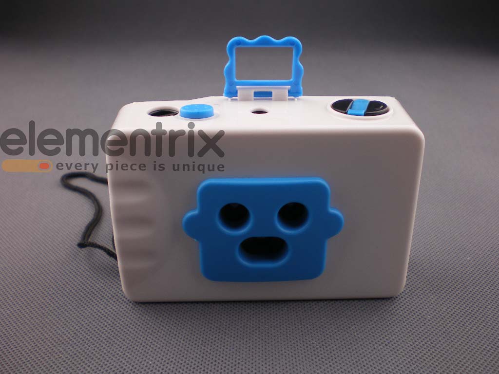 Lomo fotoaparát 3x bielo modrý