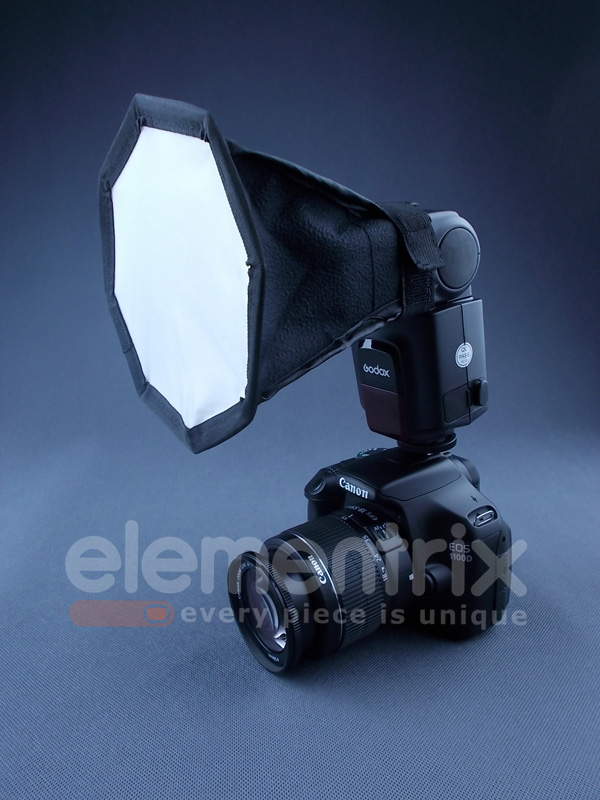 Softbox, minisoftbox Oktagon pre systémový blesk 15cm