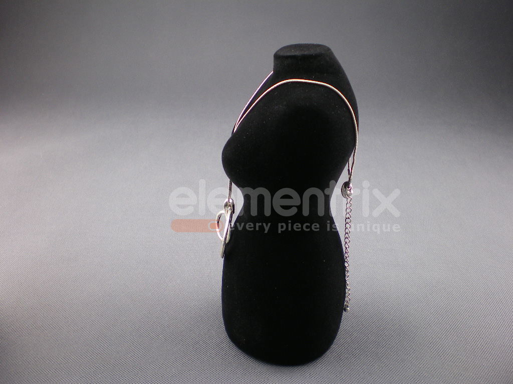 Stojan aranžovací zamatový čierny PÁNA