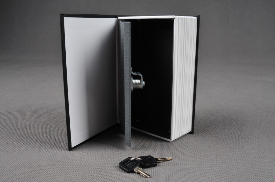 Trezor, kniha slovník 180x120x60mm čierny