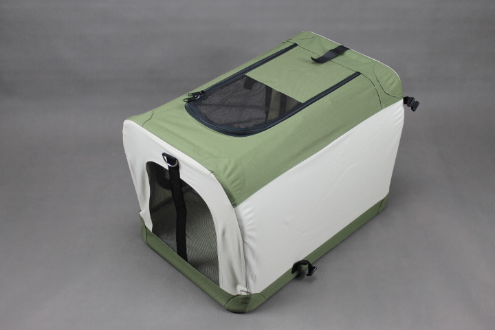 Látková skladacia Prepravná klietka pre psa veľkosť M zelená