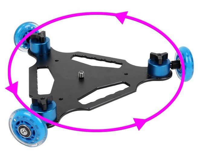 DOLLY SKATER, vozítko na rolovanie s kamerou DSLR 3 osi