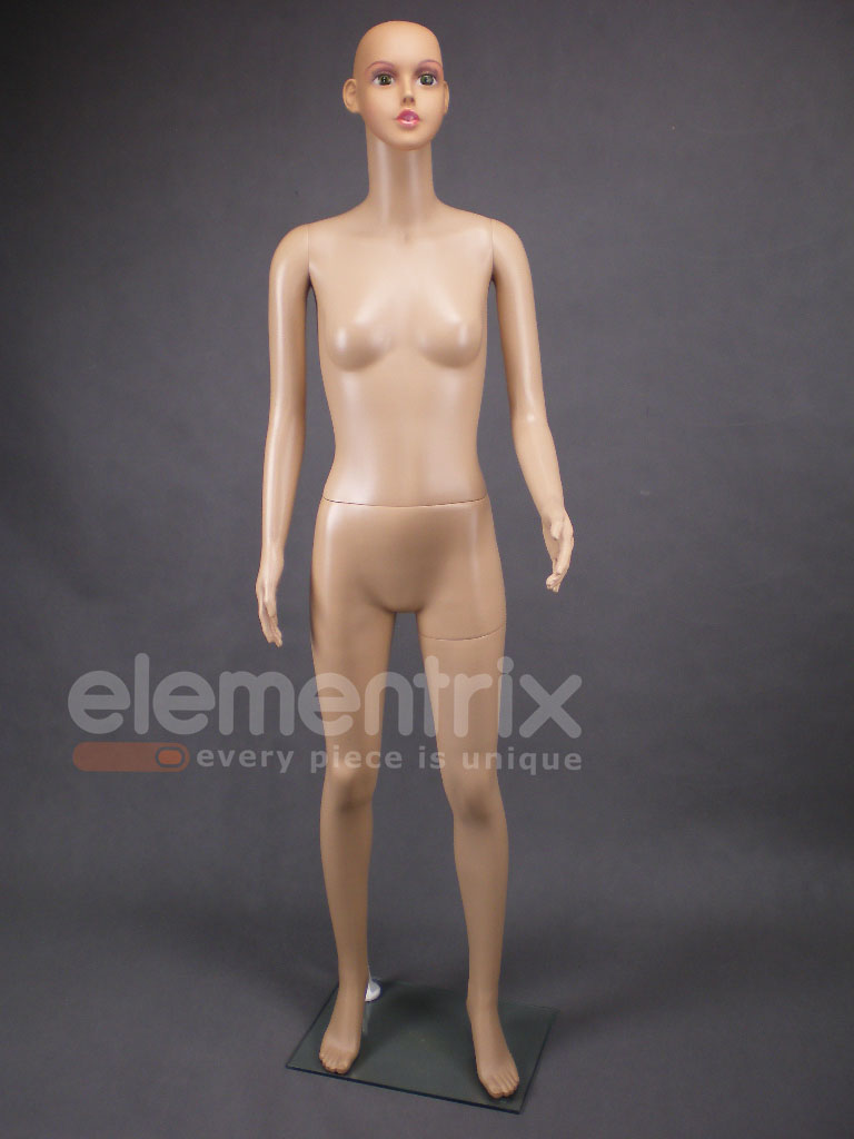 Dievčenské figurína, manekýnka v telovej farbe GL1