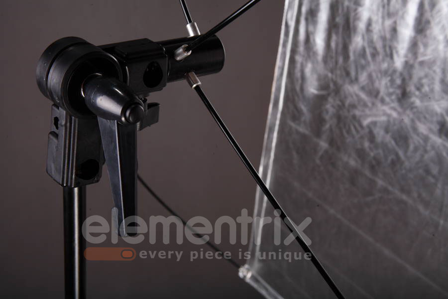 Odrazová doska, odrazový panel 60x120cm 2 v 1 bielo / strieborný