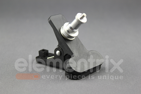 Klipsa, svorka s 5/8 "čapom a 1/4" závitom plast