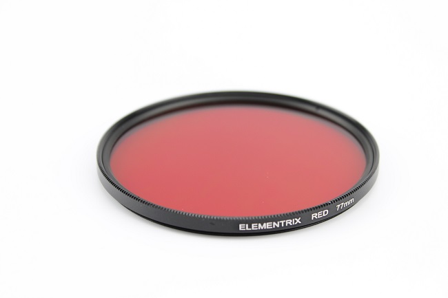 Elementrix Plný filter červený 62mm