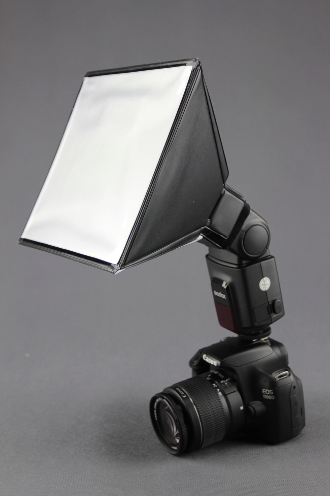 Mini softbox 3v1 pre systémový blesk 185x215mm