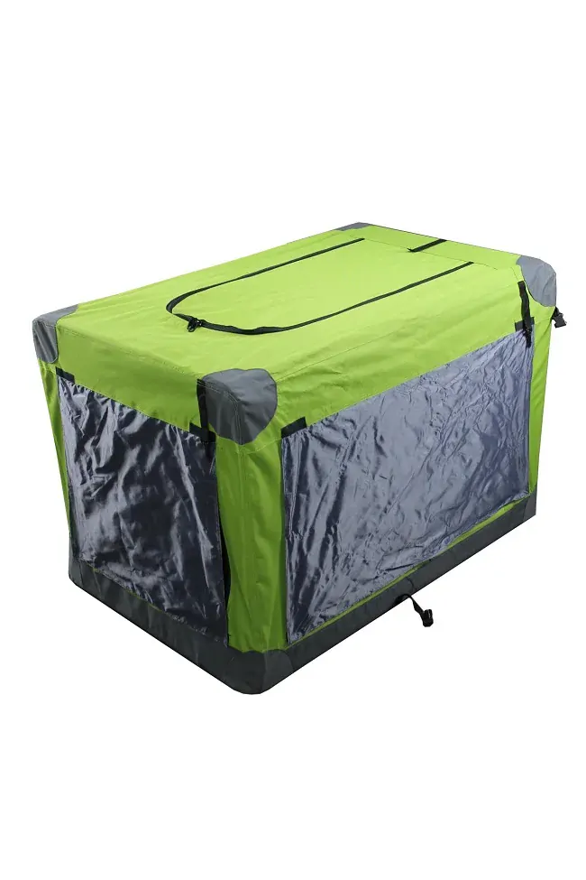 Klietka pre psa látková, prepravky, 4XL zelená 3016 ELEMENTRIX
