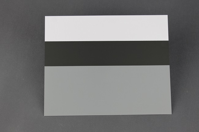 Šedá karta na vyváženie bielej farby - 3v1 20,5x25cm ELEMENTRIX