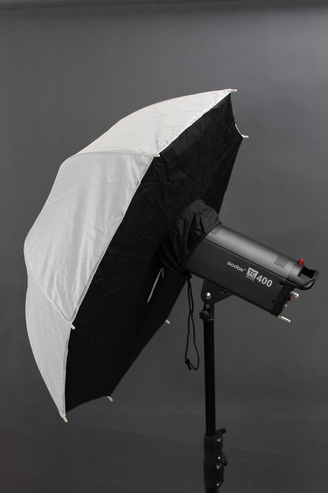 Softboxový fotografický odrazový dáždnik, Odrazový softbox, dáždnik 102cm, biely