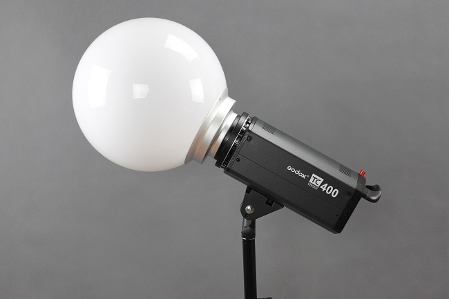 Guľový difuzér 30cm pre štúdiový blesk gule ELEMENTRIX