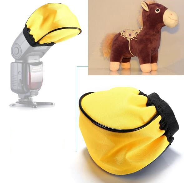 Difuzér pre systémový blesk, softbox žlutý