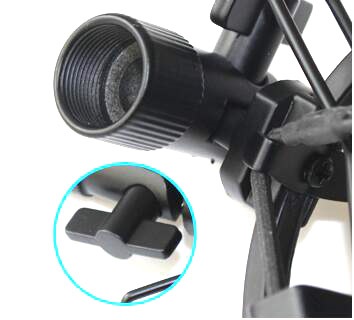 Elementrix držák pro mikrofón odpružený 25mm