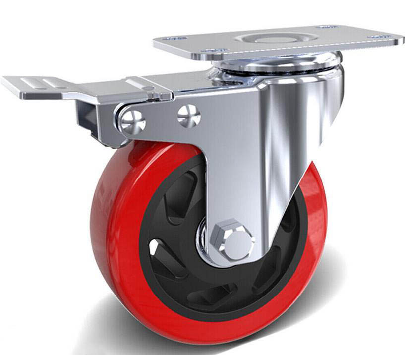 Transportní kolečko 100mm otočné s brzdou