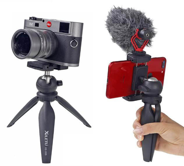 Elementrix mini stativ s držákem mobilu, kulová hlava