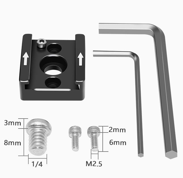 Sáňky hliníkové mini držák pro blesk